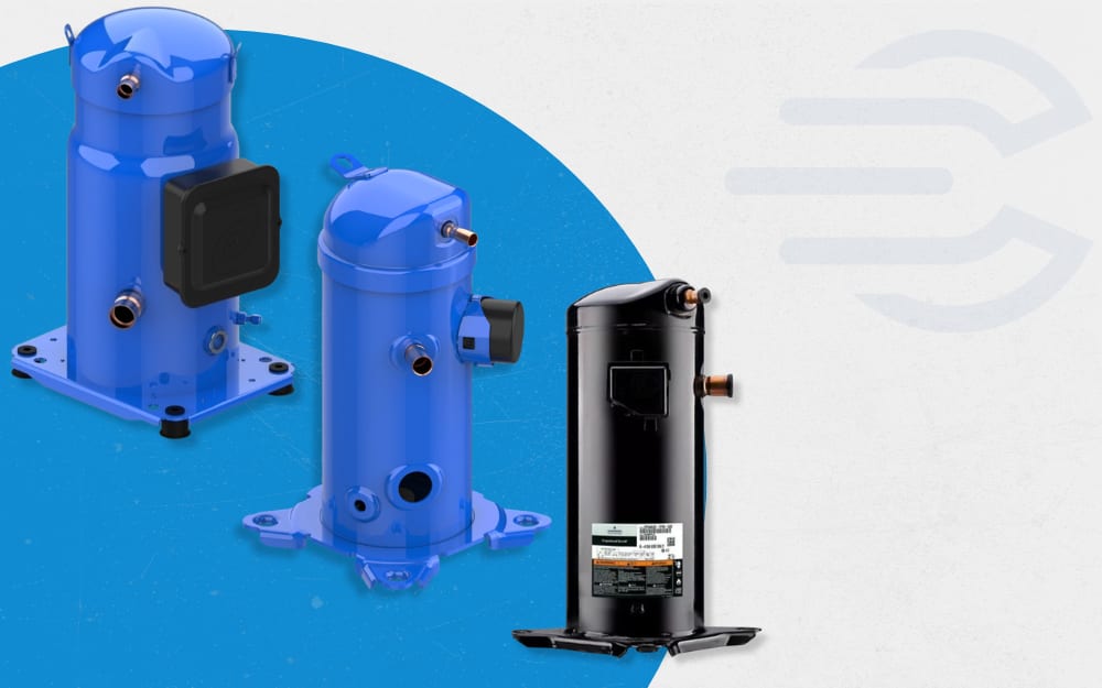 Compressores para chillers e refrigeração industrial